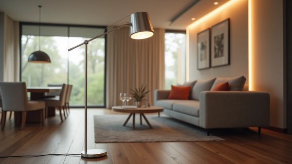 Comment choisir un lampadaire puissant pour salle à manger